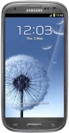 Смартфон Samsung Galaxy S3 GT-I9300 16Gb Titanium grey - Богданович